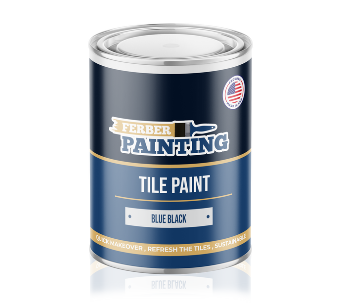 Tile Paint Blue black