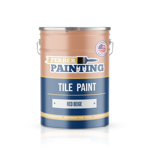Tile Paint Red beige