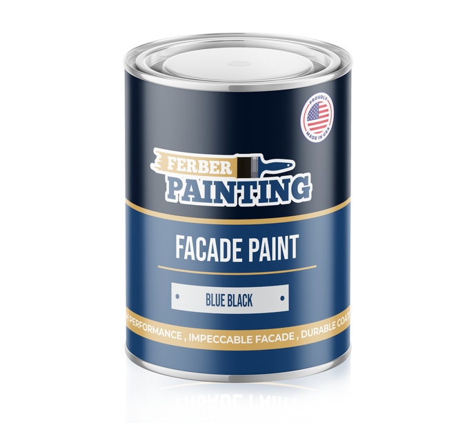 Facade Paint Blue black