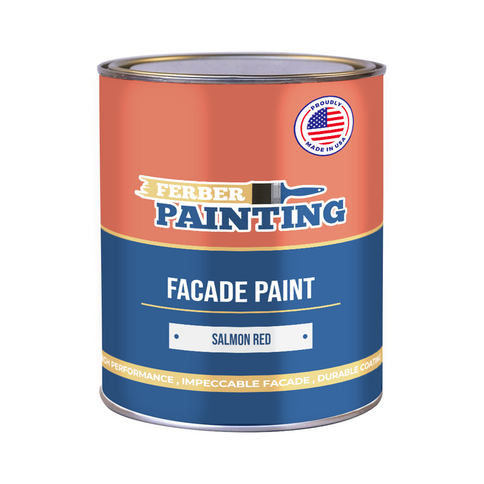 Facade Paint Salmon red