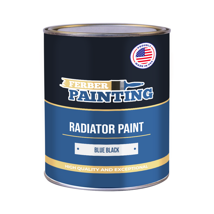Radiator Paint Blue black
