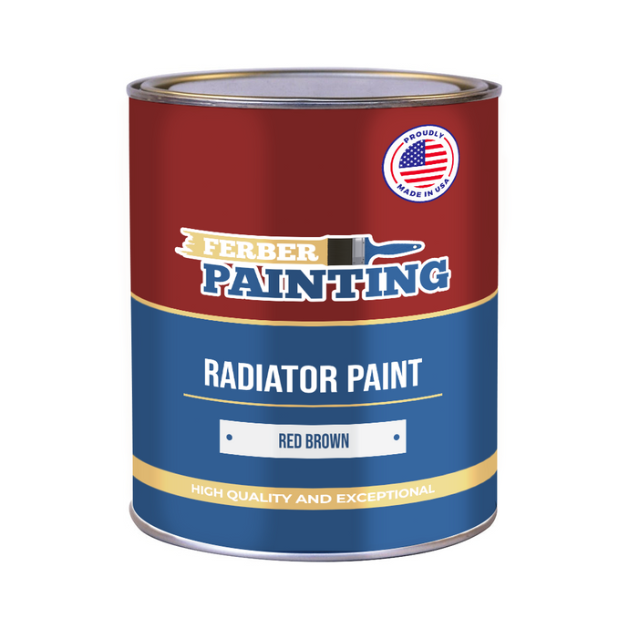 Radiator Paint Red brown