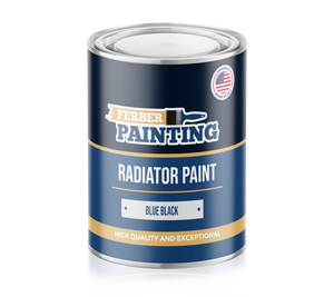 Radiator Paint Blue black