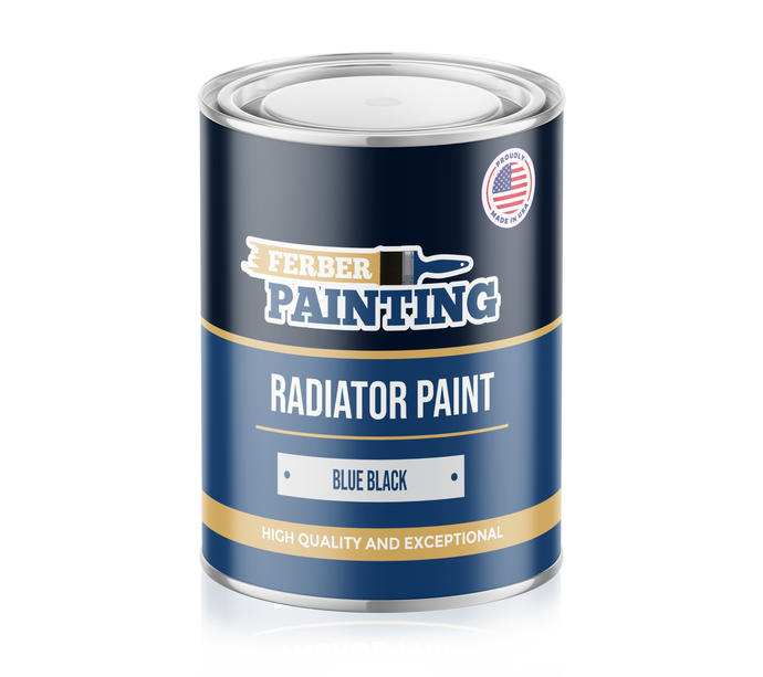 Radiator Paint Blue black