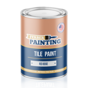 Tile Paint Red beige