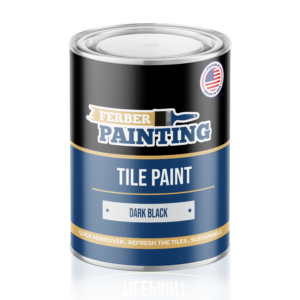 Peinture pour carrelage noir foncé