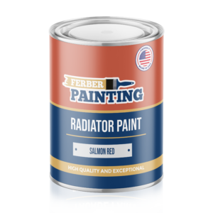 Radiator Paint Salmon red