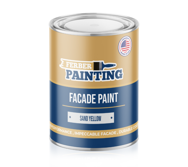 Peinture façade jaune sable