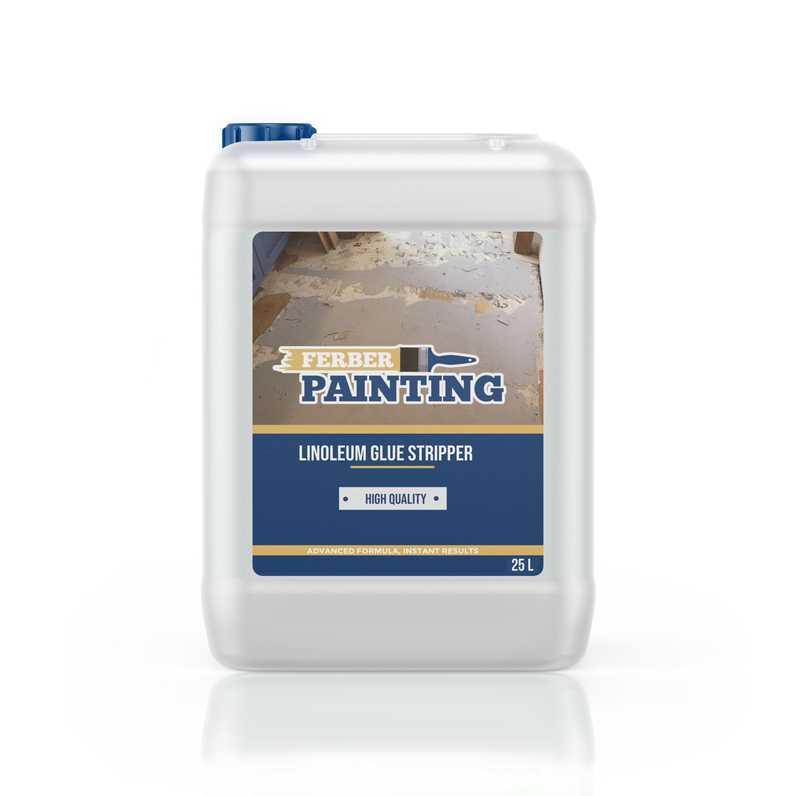 Linoleum Glue Stripper - Money-Back Guarantee - Ferber Painting